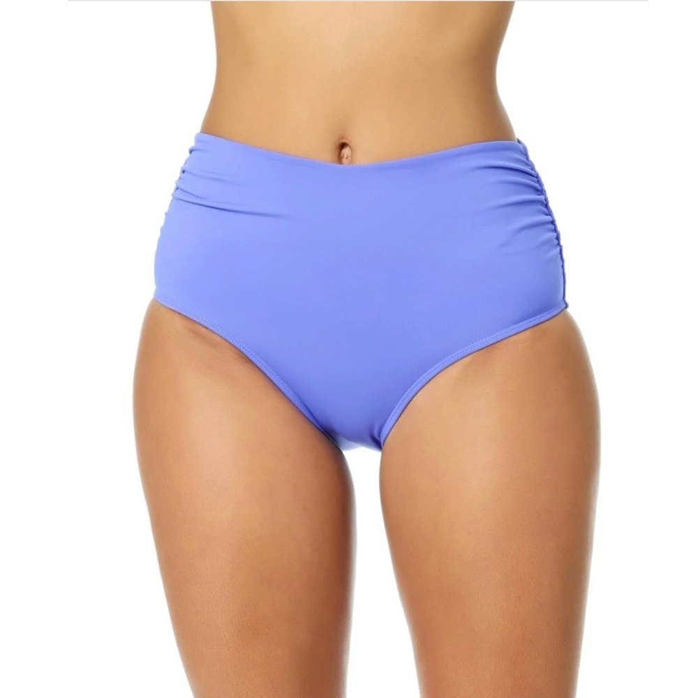 NWT‎ Anne Cole Convertible 3-Way High Waist Swim Bottoms in Periwinkle  Size LG